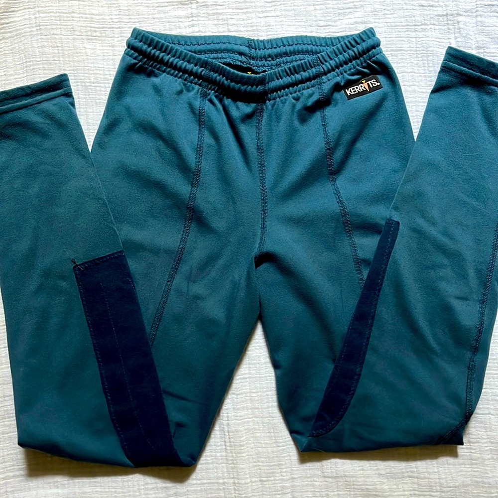 Girls blue Kerrits riding pants, size large